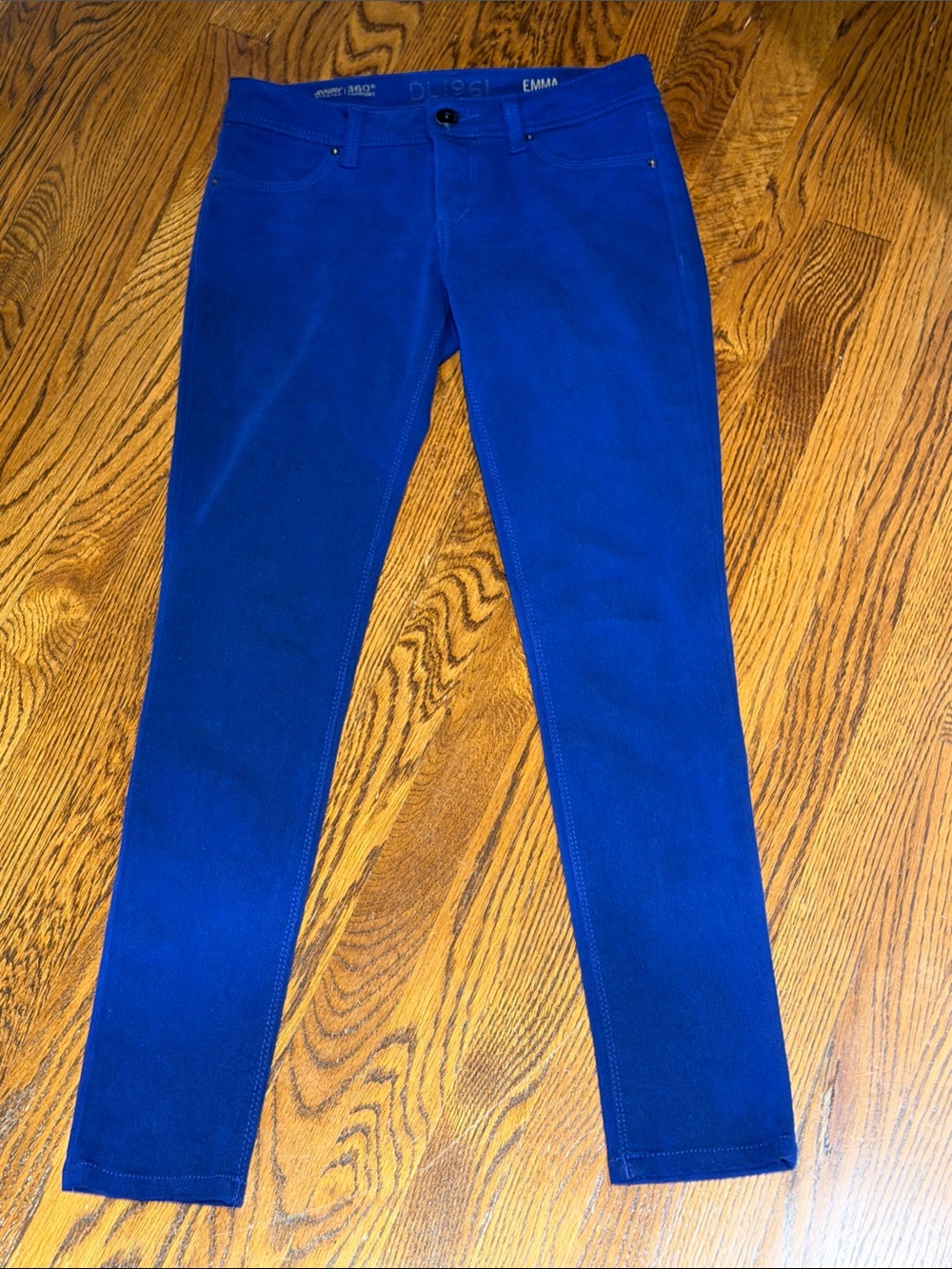 DL1961 Emma Slim Skinny Jeans - Cobalt Blue